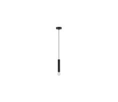 Leuchten Direkt 15617-18 - Pakabinamas sietynas BRUNA 1xE27/60W/230V juodas
