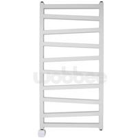 Elektrinis rankšluosčių džiovintuvas WOBBEE PENTRE WHITE 50x100cm, su tenu be laido, kairinis