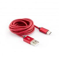 Sbox USB to Type-C Male to Male 1.5m Cable, Strawberry Red (CTYPE-1.5R)