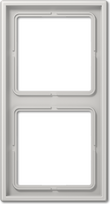 2-gang frame, light grey, LS990 LS982LG | 4011377946101