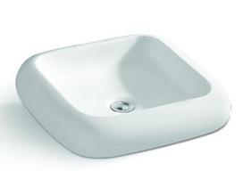 Praustuvas GRG-4620, keramikinis, 460 x 460 x 100 mm
