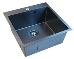 Nerūdijančio plieno plautuvė D5050HB BLACK, 500 x 500 x 200 mm