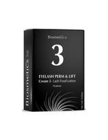 hairpearl antakių ir blakstienų laminavimo kondicionierius Biosmetics Eyelash Perm - Lift Cream 3, Lash Food Lotion 10x1ml