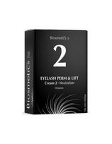 hairpearl antakių ir blakstienų laminavimo neutralizatorius Biosmetics Eyelash Perm - Lift Cream 2, Waving Neutralizer 10x1ml