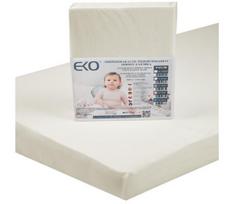 EKO - Neperšlampama paklodė su elastine juostele JERSEY 120x60 cm smėlio spalvos