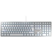 CHERRY KC 6000 SLIM - Klaviatūra - QWERTZ - Deutsch - Sidabrinė