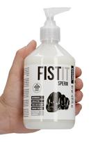 Spermos pavidalo vandens pagrindo lubrikantas su dozatoriumi "Fist It Sperm" - 500 ml