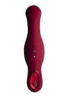 Išmanusis G taško vibratorius su pulteliu "Ruby Glow Blush" - tamsiai raudonas