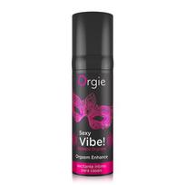 Skystas vibratorius - stimuliuojantis gelis "Sexy Vibe! Intense Orgasm" - 15 ml
