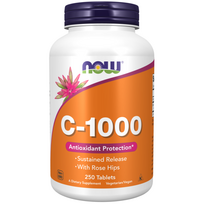 Now Foods Vitamin C-1000 with Rose Hips Sustained Release 250 tab