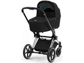 Universalus vežimėlis Cybex Priam V4 Onyx Black/Chrome Black 2in1