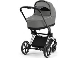 Universalus vežimėlis Cybex Priam V4 Pearl Grey/Chrome Black 2in1
