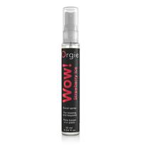 Braškių kvapo šaldantis purškiklis oraliniam seksui "Wow! Strawberry Ice" - 10 ml