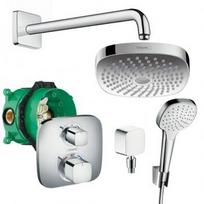 Hansgrohe Croma Select potinkinis termostatinis dušo komplektas chromas