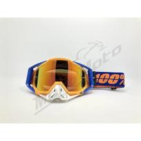 Krosiniai 100% RACE ORANGE / BLUE akiniai