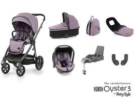 UNIVERSALUS VEŽIMĖLIS OYSTER 3 Lavender 7in1