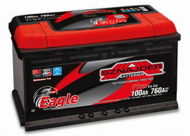 AKUMULIATORIUS 12V/100AH/760A EN SZNAJDER EAGLE CALCIUM PLUS 60038 SZE100R