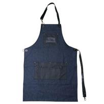 Džinsinė prijuostė Zyle Kamado ZY161BLU, mėlynos spalvos