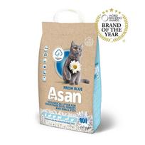 ASAN Cat fresh blue ekologiškas celiuliozės kraikas trumpaplaukėms katėms, 10 l