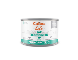 CALIBRA Cat Life can Sensitive Lamb begrūdžiai vieno baltymo konservai suaugusioms katėms su ėriena, 200 g