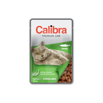 CALIBRA Cat pouch Premium Sterilised Salmon konservai sterilizuotoms katėms su lašiša, 100g