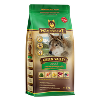 WOLFSBLUT Green Valley Adult sausas maistas suaugusiems šunims su ėriena, lašiša ir daržovėmis, 2 kg