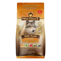 WOLFSBLUT Wide Plain Senior sausas maistas vyresniems alergiškiems šunims su arkliena ir batatais, 2 kg