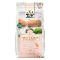 WILDES LAND  Chicken&salmon sausas begrūdis pašaras suaugusioms katėms su vištiena ir lašiša, 1,2 kg