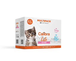 CALIBRA Cat Life pouch konservų maišeliuose kačiukams rinkinys, 12x85g