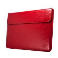 Rankų darbo odinis dėklas MacBook Pro 14 - raudonas - 0472-PRO14