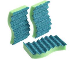 Itin lanksti indų kempinė SPONTEX SCRUB & FLEX, 2+1 vnt.