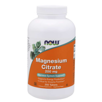 Now Foods Magnesium Citrate 200 mg 250 tab