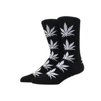 Kojinės vyrams "Weed" (juoda/pilka)
