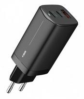 IBOX C-65 PD65W UNIVERSAL CHARGER GaN USB-C CABLE BLACK