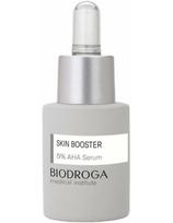 Biodroga AHA serumas lygesnei ir tvirtesnei veido odai Biodroga Skin Booster 5% AHA Serum 15ml