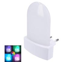 Solight WL910 - LED RGB Orientacinis lizdinis šviestuvas su jutikliu LED/0,5W/230V