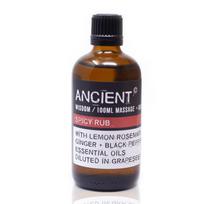 Masažo aliejus Spicy Rub, Ancient, 100 ml