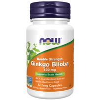 Now Foods Ginkgo Biloba 120 mg 50 vcaps