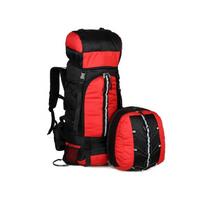 Daugiafunkcinė turistinė kuprinė Discovery Extreme 80L - raudona