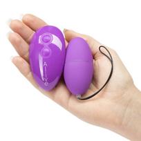 Vibratorius su pulteliu "Magic Egg 2.0" - violetinis (galima rinktis spalvą)