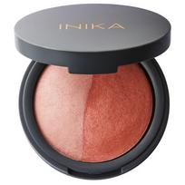 Inika Organic Baked Mineral Blush Duo Kompaktiniai mineraliniai skaistalai, Burnt Peach