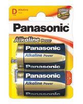 Panasonic Power Bronze Alkaline D size (LR20APB), 2-pack