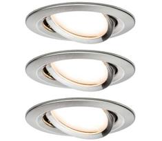 Paulmann 93483 - RINKINYS 3xLED/6,5W IP23 Reguliuojamas vonios šviestuvas NOVA 230V