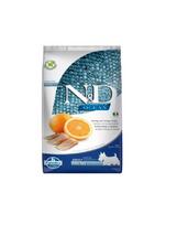 FARMINA N&D OCEAN DOG HERRING & ORANGE ADULT MINI 7 kg SILKĖ IR APELSINAS