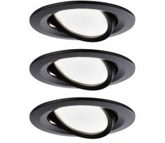 Paulmann 94472 - RINKINYS 3xLED/6W IP23 Reguliuojamas vonios šviestuvas NOVA 230V