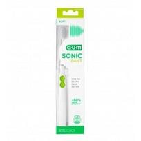 G.U.M.® (4100 baltas) Sonic Daily  dantų šepetėlis (su baterija)