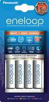 Panasonic Eneloop įkroviklis BQ-CC55E 4xAA 1900mAh
