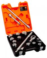 Galvučių  komplektas SLX_17 3/4" (17 vnt.) SLX_17 BAHCO