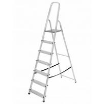 Buitinės kopėčios su platforma 1x8 laipteliai 125kg AW23018 AWTOOLS
