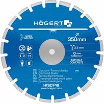 Deimantinis pjovimo diskas, su segmentais, asfaltui 350 mm, asfaltui HT6D748 HOGERT